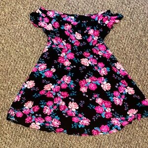Off the shoulder floral dress